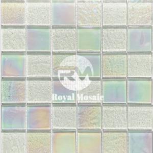6mm Iridescent Glass Pool Mosaic Tile
